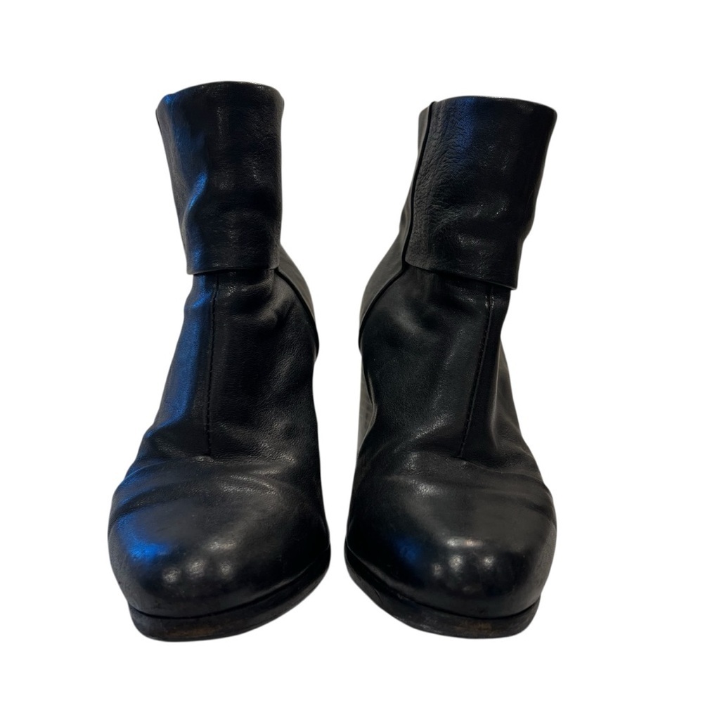 RAG & BONE Leather Moto Boot Newbury Bootie Black Size 37 - Picture 8 of 13